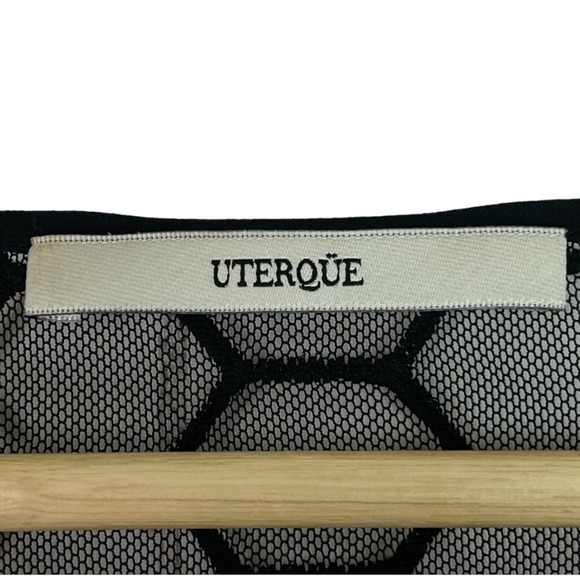 SOLD! Uterque Long Sleeve Silk Chiffon Blouse - Picture 7 of 10